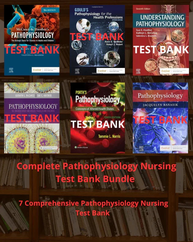 Komplettes Pathophysiologie-Testbank-Bundle (7 Titel)
