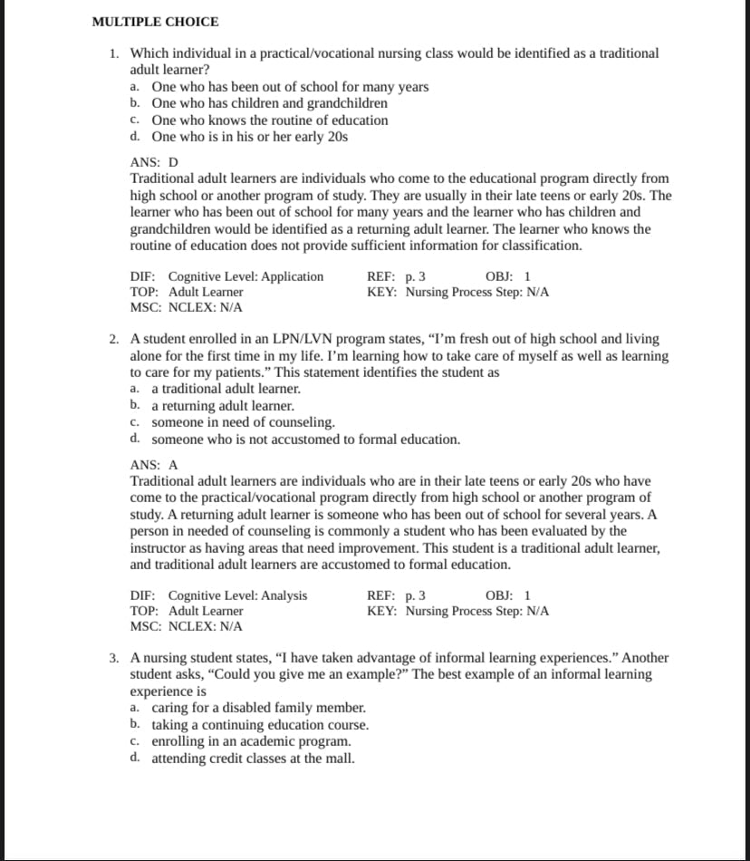 Testbank Success in Practical/Vocational Nursing, 8. Auflage von Knecht