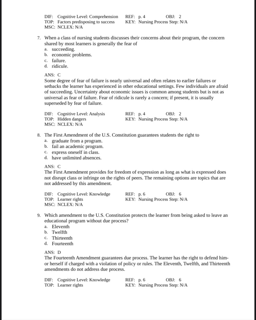Testbank Success in Practical/Vocational Nursing, 8. Auflage von Knecht