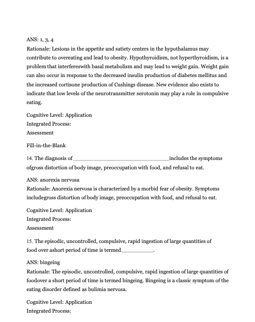 Testbank Essentials of Psychiatric Mental Health Nursing: Concepts of Care in Evidence-Based Practice, 8. Auflage von Morgan & Townsend