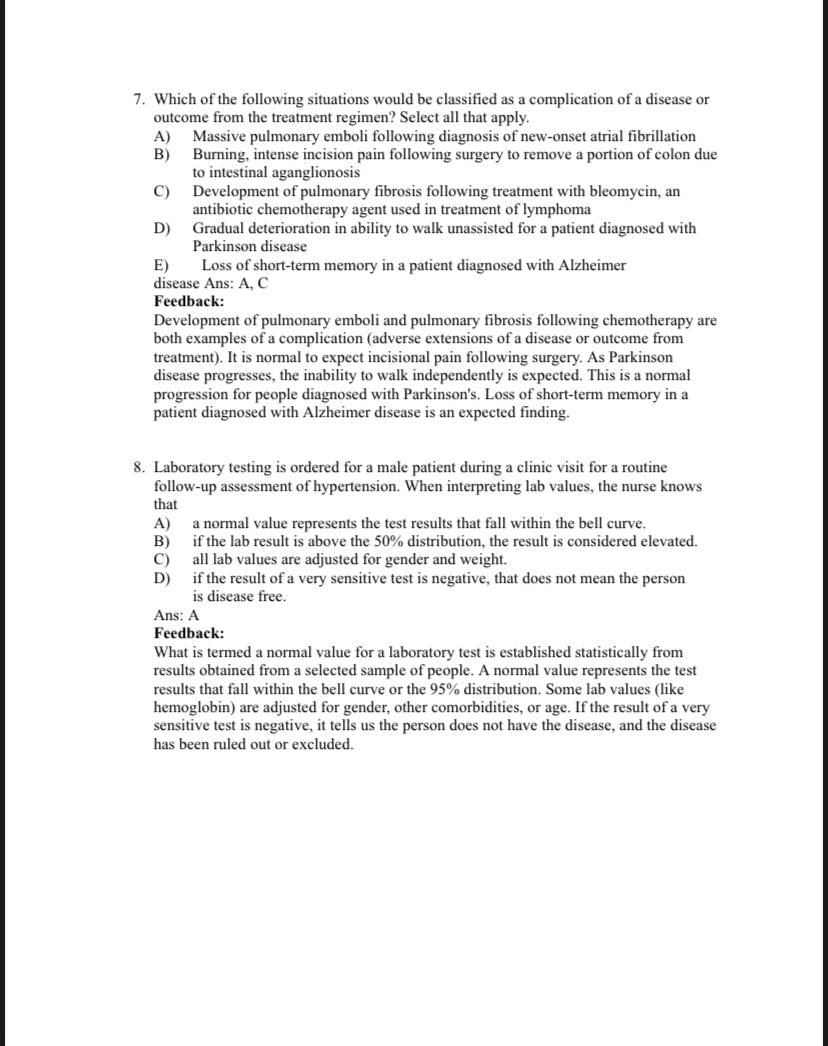 Testbank Porth’s Pathophysiology: Concepts of Altered Health, 10. Auflage von Norris
