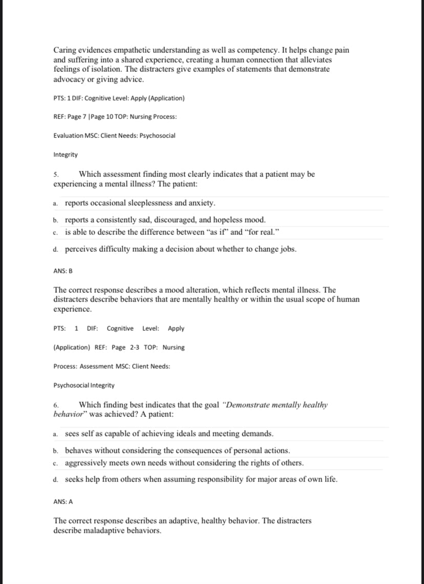 Testbank Foundations of Mental Health Care, 8. Auflage von Morrison-Valfre