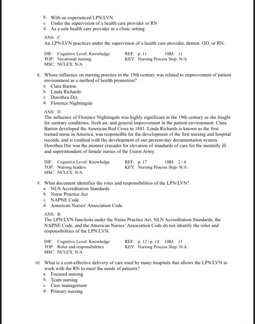 Testbank Foundations of Nursing, 9. Auflage von Cooper und Gosnell