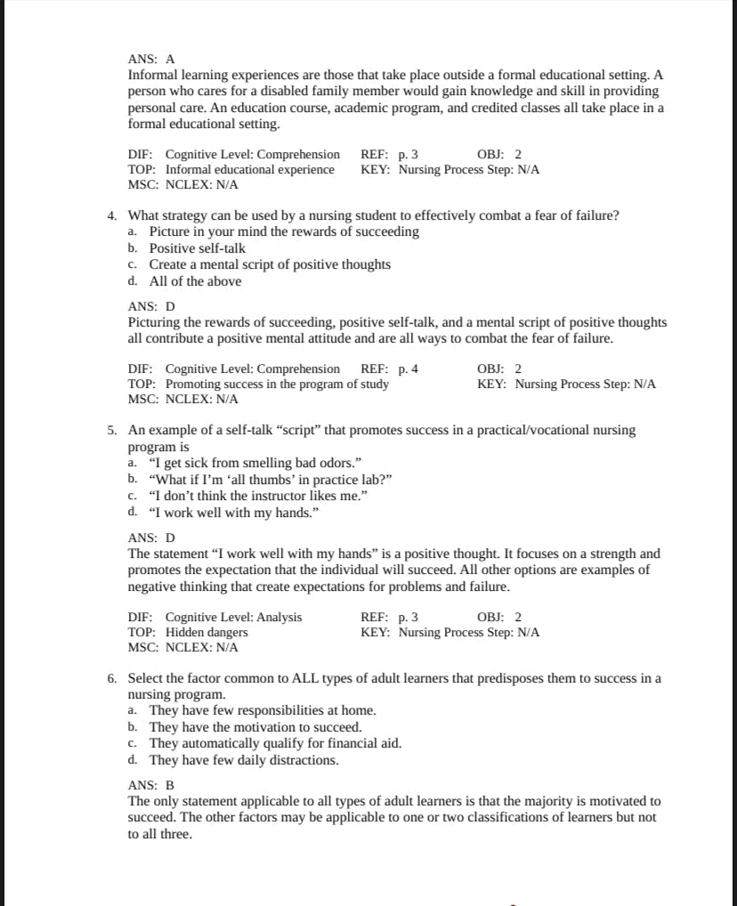 Testbank Success in Practical/Vocational Nursing, 8. Auflage von Knecht