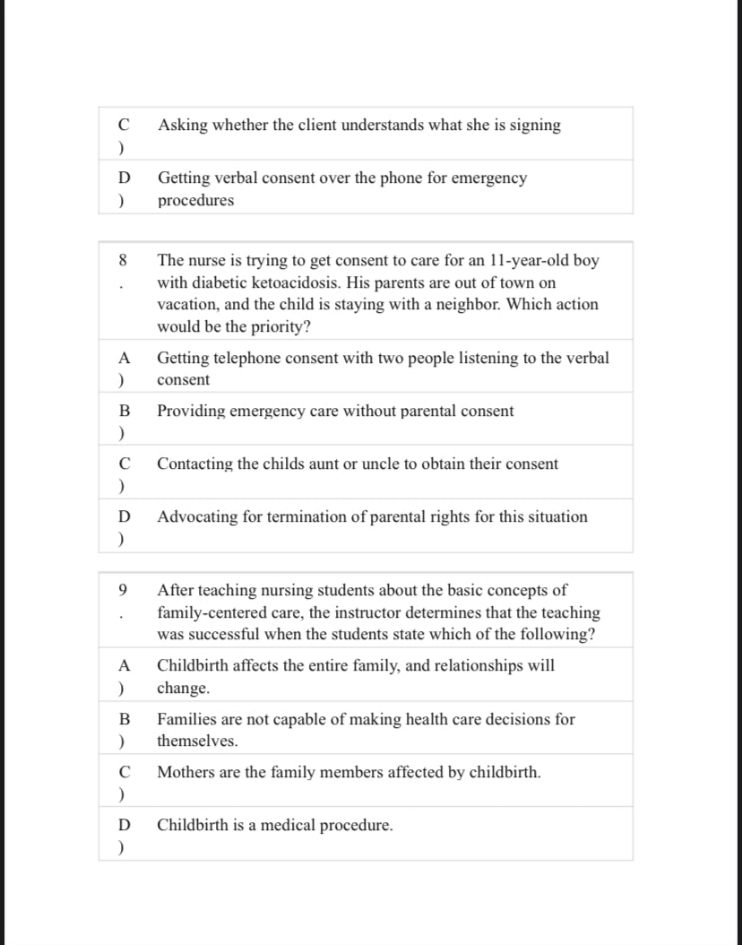 Testbank Essentials of Maternity, Newborn, and Women’s Health Nursing, 5. Auflage von Ricci