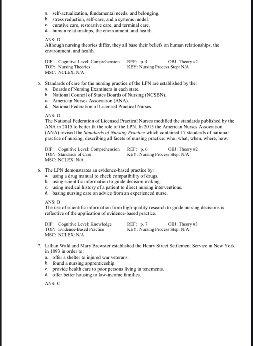 Testbank Fundamental Concepts and Skills for Nursing, 6. Auflage von Williams