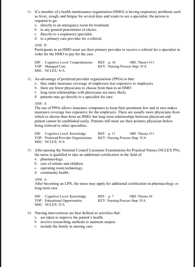Testbank Fundamental Concepts and Skills for Nursing, 6. Auflage von Williams