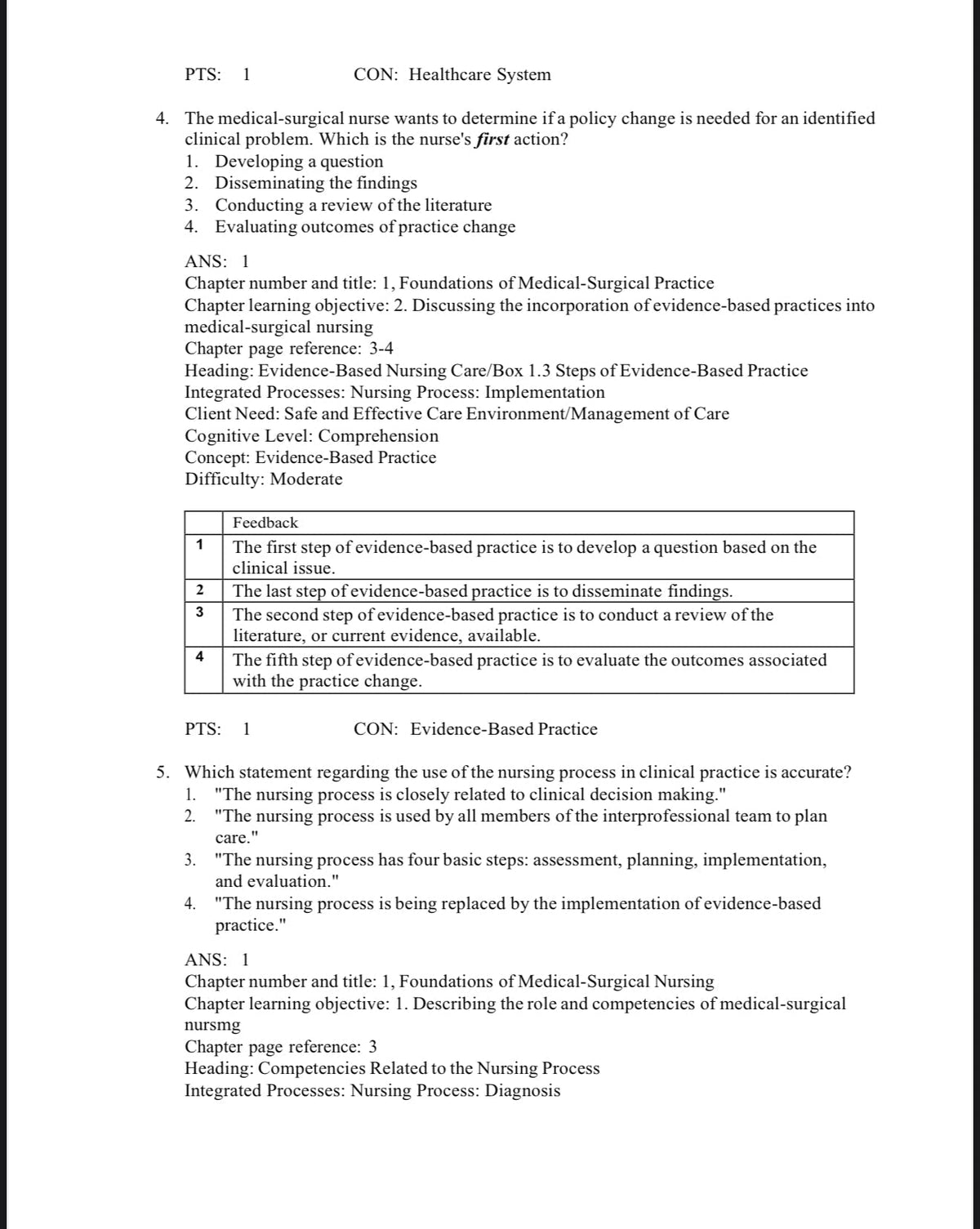 Testbank Davis Advantage for Medical-Surgical Nursing: Making Connections to Practice, 3. Auflage von Janice J. Hoffman und Nancy J. Sullivan