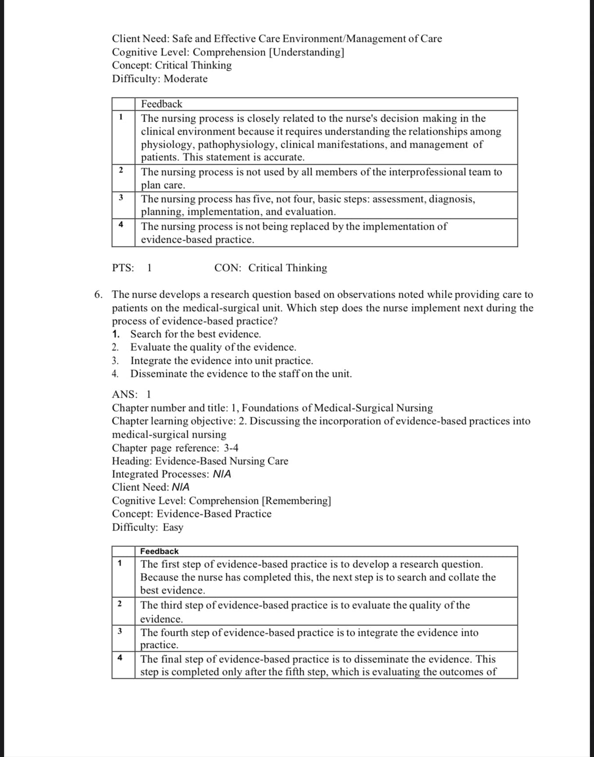 Testbank Davis Advantage for Medical-Surgical Nursing: Making Connections to Practice, 3. Auflage von Janice J. Hoffman und Nancy J. Sullivan